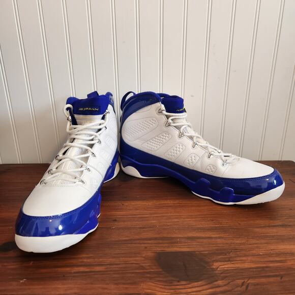 RB PE Kobe Bryant Lakers Men's Size 15‎ Jordan Retro 9 Pre-owned Great Condition - Picture 6 of 9